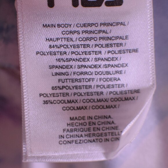 Fila Youth Girls Core Rainbow Tie Dye Athletic Wear Tennis Dress - Size L 12/14 - Picture 9 of 9